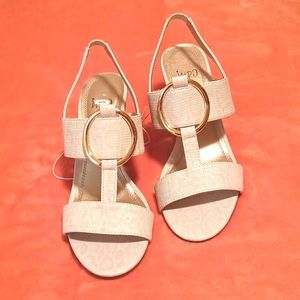 Impo beige sandals new without tag size 9 and 1/2.